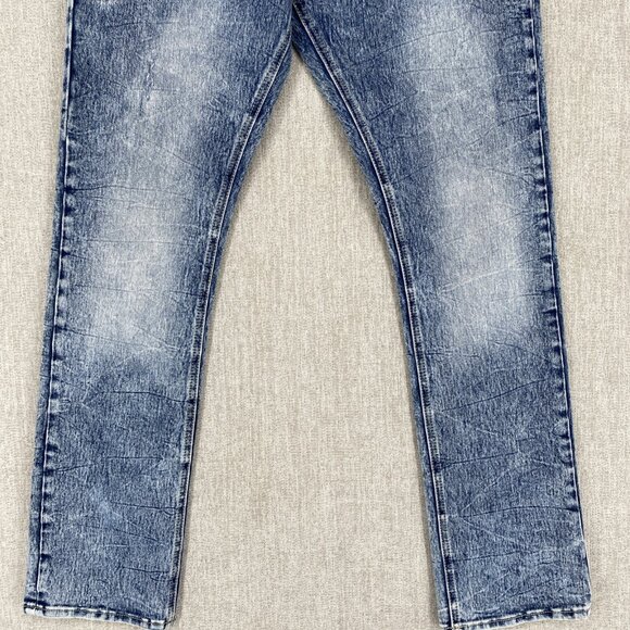 Buffalo David Jeans 32X32 Super Max-X Skinny Slim Denim Stretch Stone Wash - Picture 4 of 16